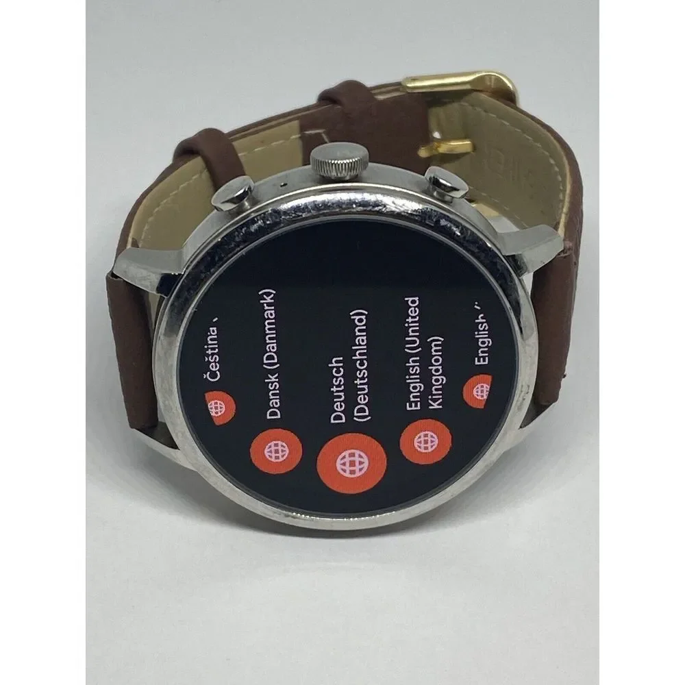 Fossil Gen 4 Authentic Digital Dial Smart Watch Custom Band FTW6017 AB462
